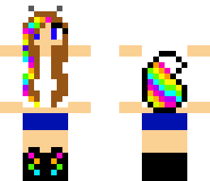 rainbow wolf
