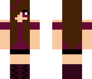 simple girl with bow
