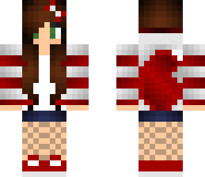 candy cane fox girl