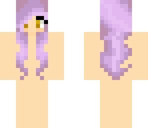 purple pastel hair skin base