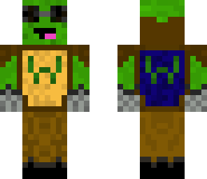 turtle with headphones