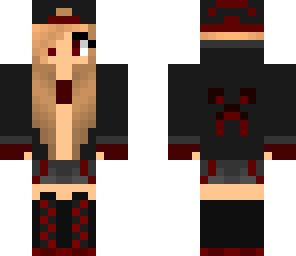 edited red girl