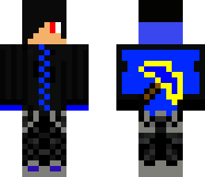dude with lightning pickaxe