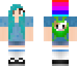rainbow hood girl