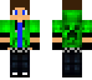 green hoodie