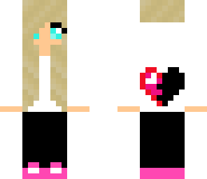 heart hoodie girl