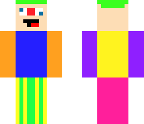 rainbow clown