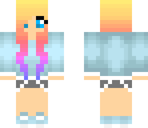 rainbow cool girl