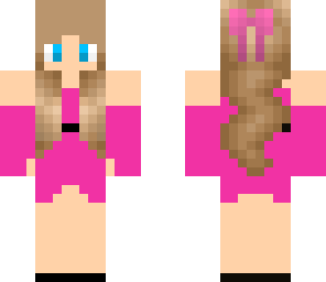 girl pink dress