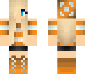 orange girl skin