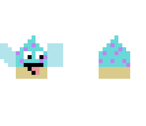 blue cupcake
