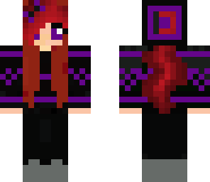 the purple girl