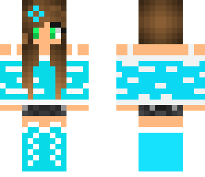 pretty blue girl