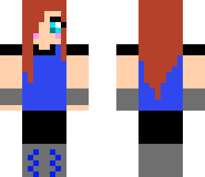  blue music girl