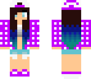 purple tomboy girl