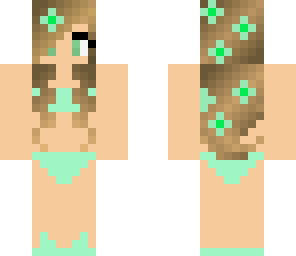 green bikini