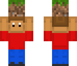 mini man with dirt
