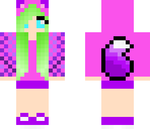cute purple cat u see