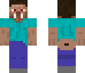 evil steve with butt showing
