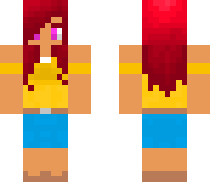ruby-haired girl