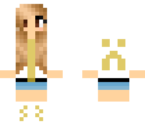 gold creeper hood girl
