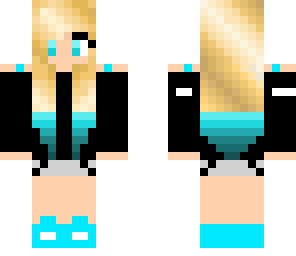 neyon blue girl