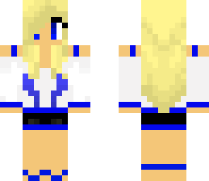 blue girl