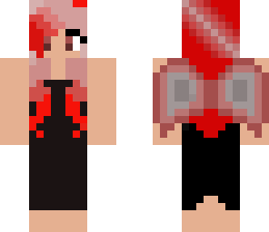 dark angel with red hair