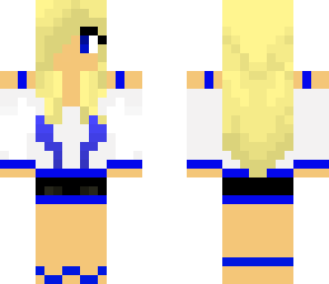 blue girl