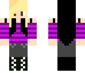purple headphone girl 