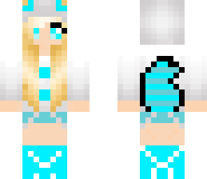 blue fox girl