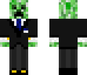 creeper in a tux