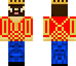 a bearded king