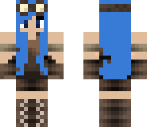 blue hair steam punk -edited-