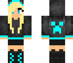 blue creeper girl