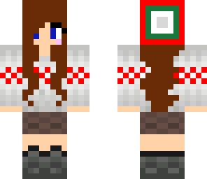 brunet christmas girl