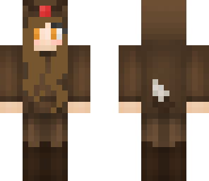 reindeer girl brunette version