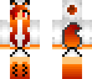 wolf girl fire element