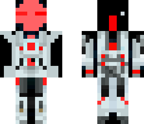 evil red cyborg