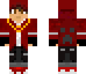 red hoodie