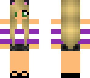 purple cat girl