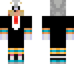 silver in a tux