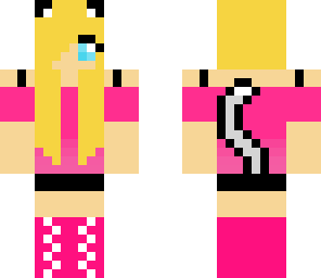 pink cat girl