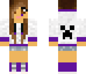 gamer girl purple