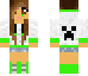 gamer girl green