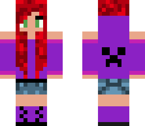 purple creeper girl
