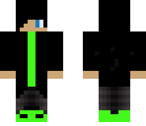 green and black