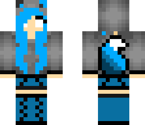 herobrine wolf girl