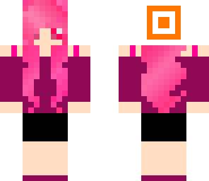 pink hair girl