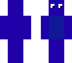 the blue man